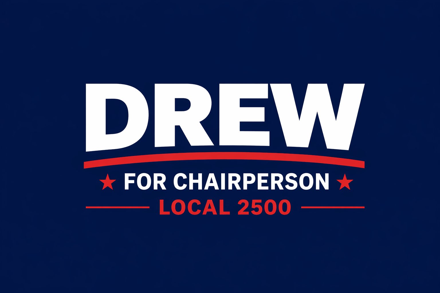 Drew For Chairperson