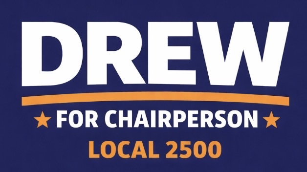 Drew for Chairperson logo